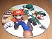 SUPER MARIO BROS BROTHERS Light switch Cover 5 Inch Round (12.5 cms) Switch plate Switchplate