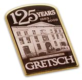 GRETSCH FACTORY 125TH ANNIV. TACK PIN