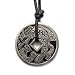 Chinese Ancient Coin Reproduction Pewter Pendant on Adjustable Cord Necklace, Style #1