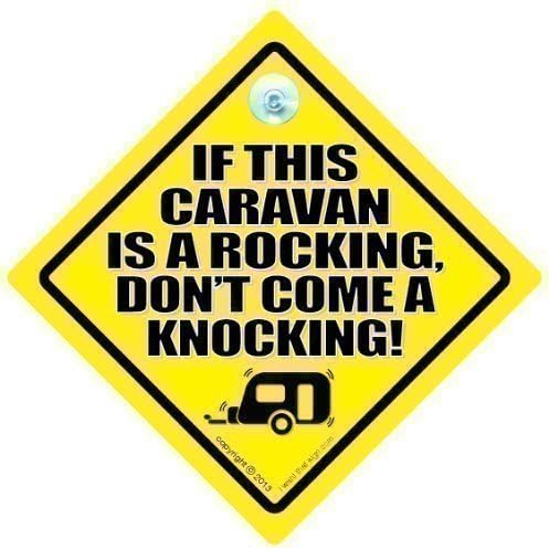 CARAVAN iwantthatsignltd If This Caravan Is A Rocking Don't Come A Knocking Car Sign, Novelty Car Sign, Caravan Sign, Camping, Joke Sign, Fun Sign