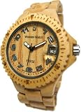 Special Price Tense Light Wood Round Multi Eye Hypoallergenic Watch G4100M