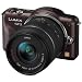 Panasonic Lumix DMC-GF3K Kit compact hybride 12,1 Mpix Chocolat + Objectif 14-42 mm