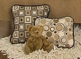 Flashback (Circles) Pillow by Glenna Jean