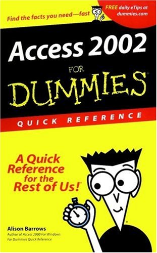 Access 2002 for Dummies Quick Reference
