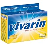 Vivarin Caffeine Alertness Aid, 200 mg, 24 Caplets,  (Pack of 2)