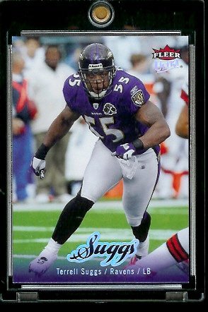 2007 Fleer Ultra #13 Terrell Suggs Ravens Football Card