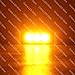 SolarBlast 3W AMBER LED Flashing Strobe Light Head [12 Flash Mode] [TIR] [Multi Units Sync-able] [Surface-Mount] Amber Yellow Grille Police Lights for Emergency Vehicles Truck Volunteer Firefighters