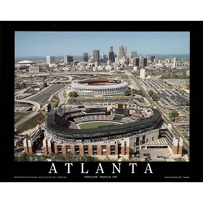 (8x10) Mike Smith Atlanta Braves Turner Field First Game March 29 1997 Sports Poster Print