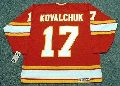 ILYA KOVALCHUK Atlanta Flames 1970's CCM Vintage Throwback NHL Hockey Jersey, XL