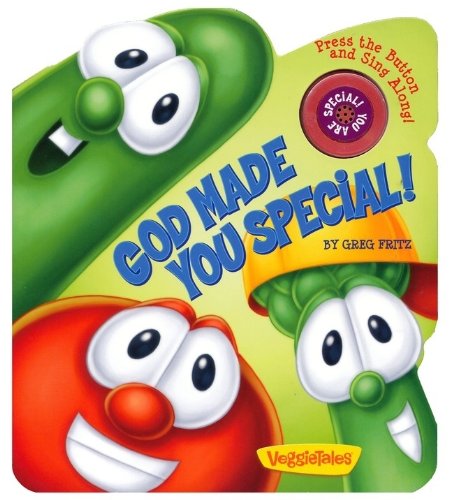god made you special a veggietales book veggietales candy cane press