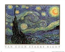 Vincent Van Gogh Starry Night Art Print POSTER quality - 13x19