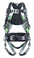 Miller RDTSL-QC-B/UBK Revolution Harness with DualTech Webbing, Suspension Loop, Removable Belt and Quick-Connect Leg Buckles, Black, Universal Size (Large/XL)