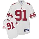 Justin Tuck White Reebok NFL Premier New York Giants Jersey