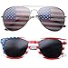 2 Pair Combo Patriotic American US Flag Sunglasses Bulk USA