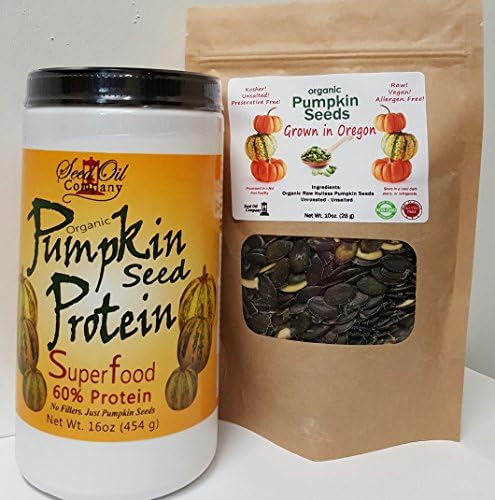Pumpkin Seed Protein Powder - Seed Combo (Grown in Oregon) Organic