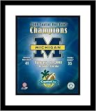 2008 Capital One Bowl University of Michigan Wolverines Framed 8x10 Photo - Collage