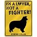 New  I Am A Border Collie Lover / Lovin'  Parking Sign Dog