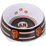 MLB Dog Bowl Team: San Francisco Giants, Size: Large (4" H x 10" W x 10" D)
