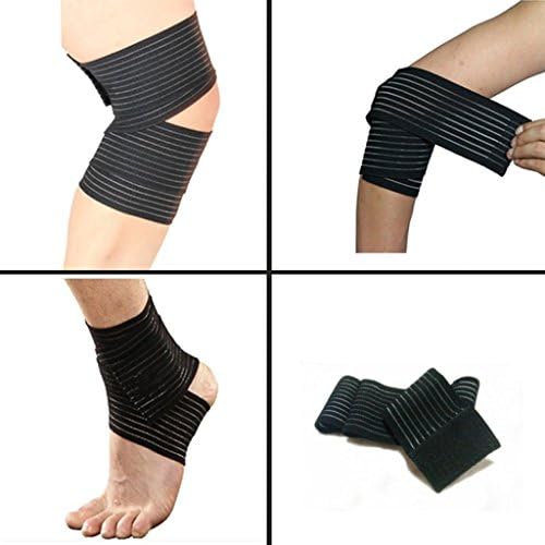 Ankle Support For Elbow Foot Knees Adjustable Breathable Ankle Brace For Injury Recovery Performance Enhancement Black