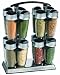 Trudeau - Quad 16 Bottles Spice Rack Carrousel