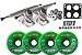 Randal 180 LONGBOARD TRUCKS Package 76mm BIGFOOT Wheels