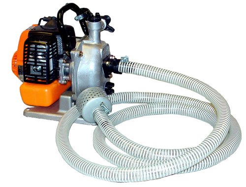 Tanaka Commercial Grade Gas Powered Water Pump 1-Inch Output 21cc 1.1 HP 2-Stroke (CARB Compliant) #TCP-210