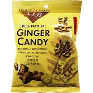 100% NATURAL 4.4 oz GINGER CANDY