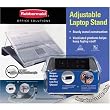 Rubbermaid® Office Solutions Adjustable Laptop Stand & 2-Port 2.0 USB/Power Outlet Hub