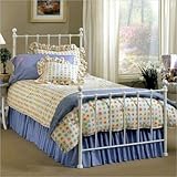Molly White Queen Metal Bed - Hillsdale 1222BQR