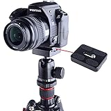 Black PU-50 Universal Quick Release Plate For Tripod ball head