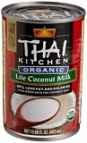 Thai Kitchen Organic Lite Coconut Milk, 13.66-Ounce Cans (Pack of 12)