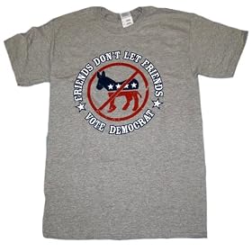 TS381 Friends Don't Let Friends Vote Democrat T-Shirt