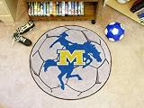 FANMATS McNeese State Soccer Ball Rug 29