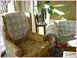 Vintage Hand Crochet 9pc Sofa Headrest/Armrest Cloth