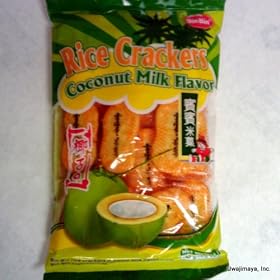 Bin Bin - Rice Crackers - Coconut Milk Flavor (Net Wt. 5.3 Oz.)