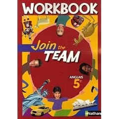 Anglais 5e Join the Team : Workbook