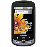 Amzer Rubberized Snap On Crystal Hard Case for Samsung Moment M900 (Black)