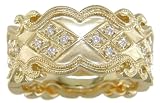 Jewelry : 18KT Etruscan Diamond Band