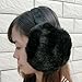 Magic Pieces Women's Faux Cony Hair Winter Ear Muff in Black