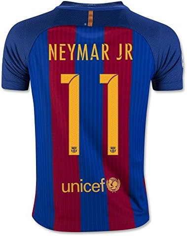 2016-2017 Barcelona FC Home #11 Neymar Jr Shirt (Small)