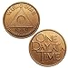 Personalized Custom Engraved - Welcome Circle Triangle - One Day at A Time - Bronze AA (Alcoholics Anonymous)-ACA-AL-ANON-Sober-Sobriety-Birthday-Anniversary-Recovery-Medallion-Coin-Chip