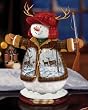 Bradford Editions "The Buck Stops Here" Hunting Snowman Figure 8"