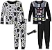 Star Wars Little Boys' Vader Costume 4-Piece Pajama Set with FlashLight, 6