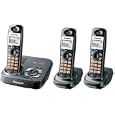 Panasonic Dect 6.0 Expandable Digital Cordless Answering System - 3 Handset System (KX-TG9333T)