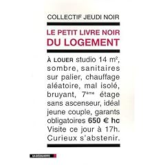 Le petit livre noir du logement