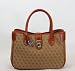 NEW AUTHENTIC DOONEY & BOURKE SIGNATURE DB SMALL DOUBLE HANDLE TOTE (Havana/Brown/Silver)