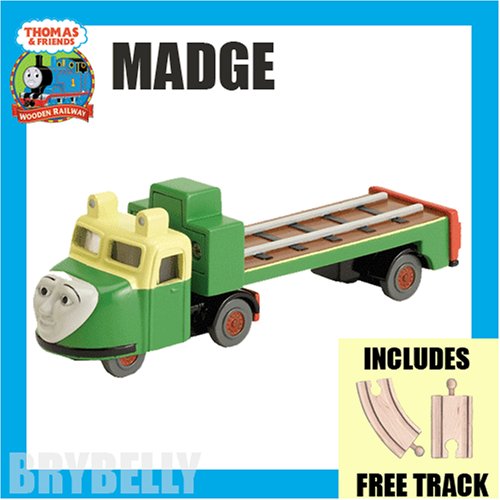 51wjL5WFggL Madge with free track from Thomas the Tank Engine & Friends Wooden Railway Train System