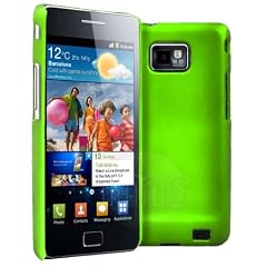 AIO Gr�ne Hybrid Hard Case Tasche f�r Samsung Galaxy S2 i9100 + Screen Protector