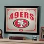 22" NFL San Francisco 49ers Football Logo Framed Mirror