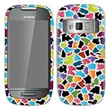 Fincibo (TM) Colorful Art Painting 2D Hard Protector Case Cover For Nokia A ....